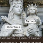 Semiramis depicted with her son/husband