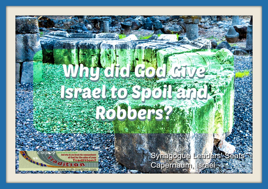 Why Did God Give Israel to Spoil and Robbers?