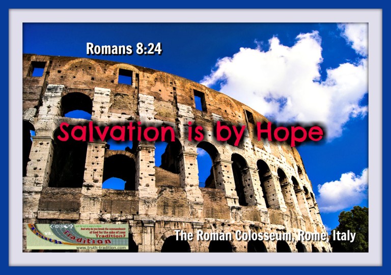 Salvation is by Hope